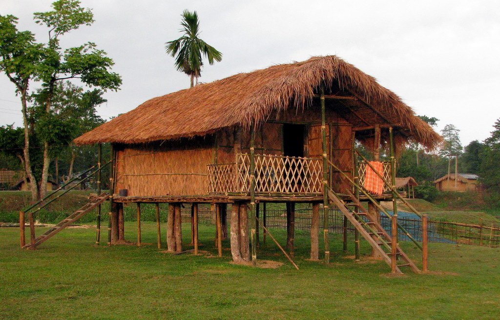 bamboo architecture Northeast India